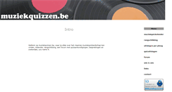 Desktop Screenshot of muziekquizzen.be